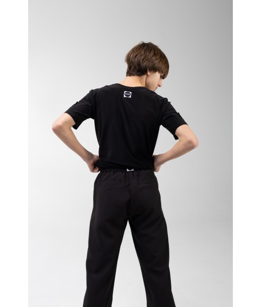 Брюки латина з защипами з костюмки "барбі"