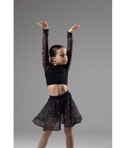 Спідниця з шортами з метеликами