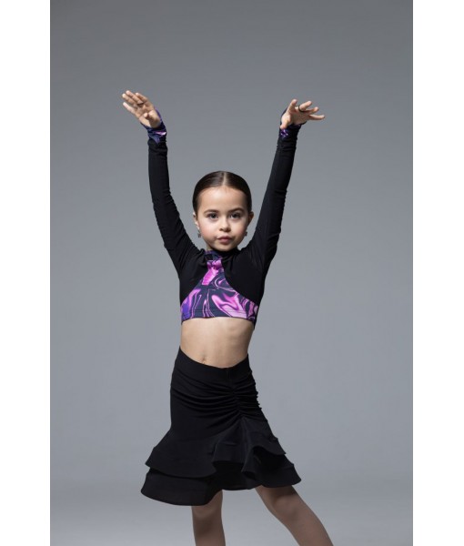 Топ з довгим рукавом через палець