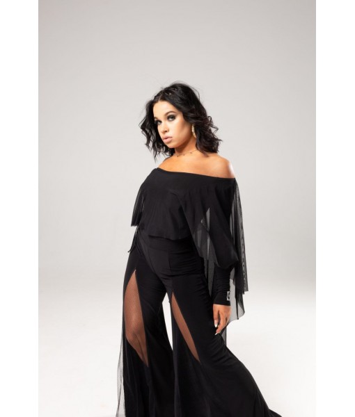 Брюки зі вставкою сітка попереду