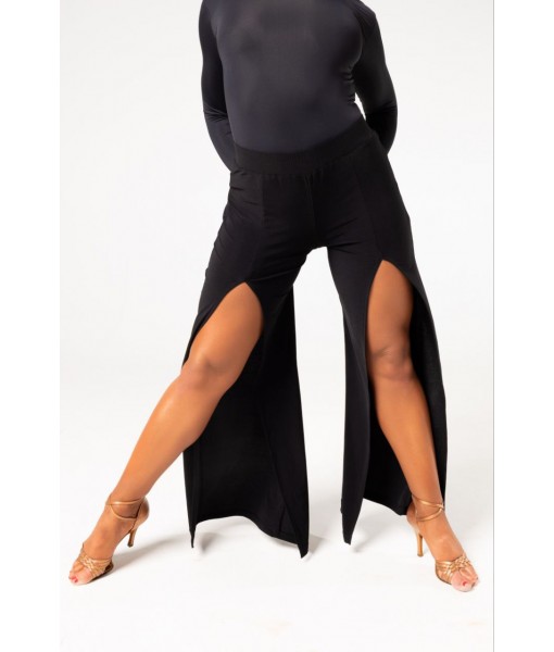 Брюки з розрізом попереду