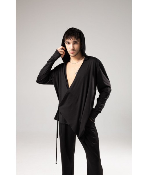 Туніка на запах з капюшоном