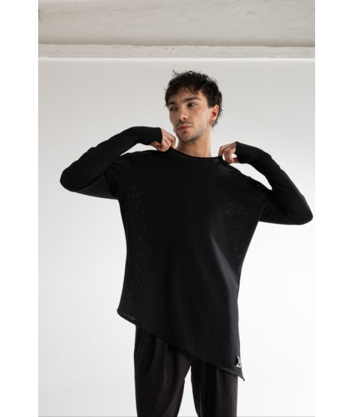 Футболка із спорт сітки з довгим рукавом Футболка із спорт сітки з довгим рукавом